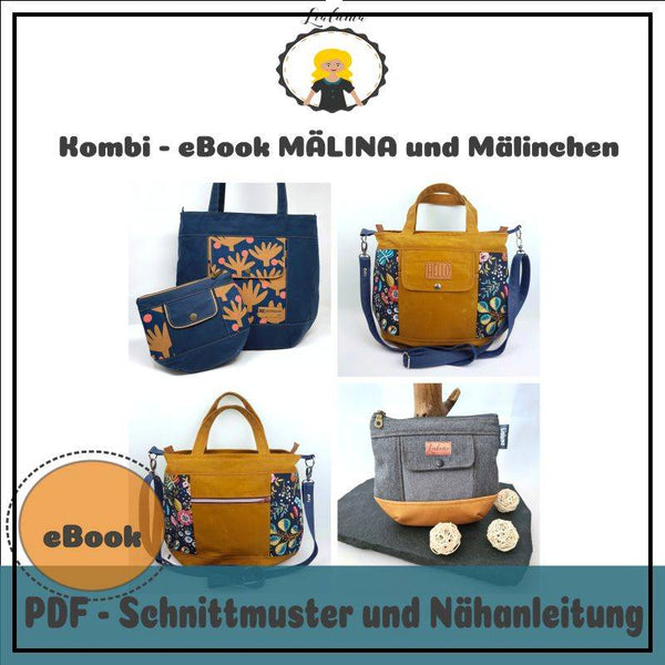 Kombi-eBook - "Tasche Mälina & Mälinchen" - Lialuma