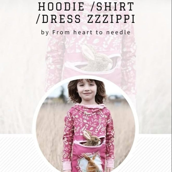 EBook - "ZZZIPPI" - HOODIE/SHIRT/KLEID/DRESS/PULLI  - From Heart to Needle