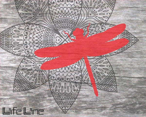 Plotterdatei - "Libellenblume" - LifeLine Gestaltung