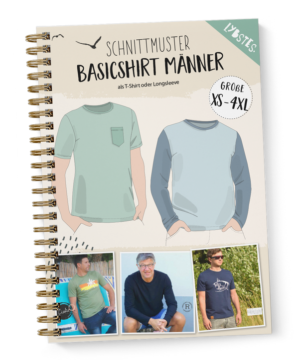 eBook - "Männer Basicshirt" - Gr. XS - 4XL - Lybstes