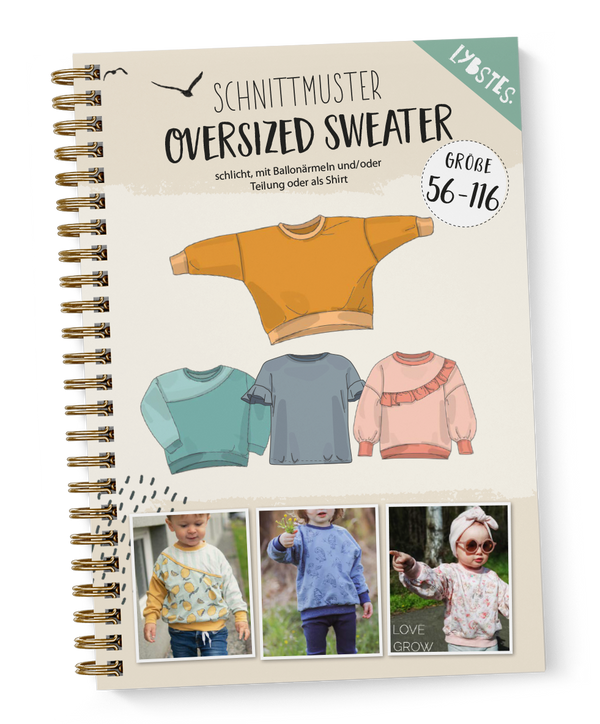 eBook - "Oversized Sweater" - Gr. 56 - 116 - Lybstes