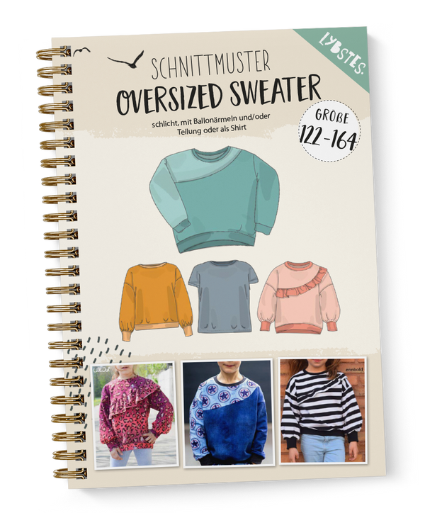 eBook - "Oversized Sweater Kids" - Gr. 122 - 164 - Lybstes