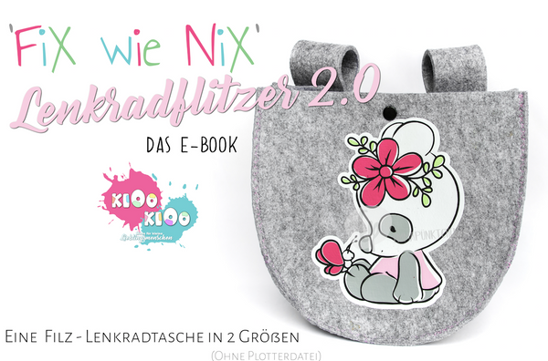 eBook - "FiX wie NiX Lenkradflitzer 2.0" - Lenkradtasche - kiOokiOo