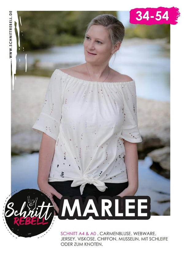 eBook - "Marlee" - Carmenbluse - Schnittrebell