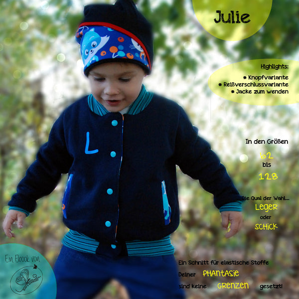  eBook - "Collegejacke Julie" - Jacke - Susi's Kreation - Glückpunkt.