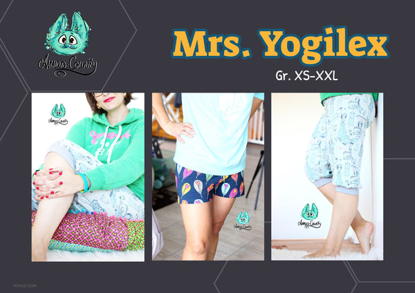 eBook - "Mrs. Yogilex" - 3/4-Hose / Shorts - Annas-Country