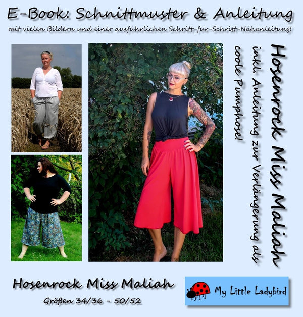 eBook - "Miss Maliah" - Culotte/Hosenrock - My Little Ladybird - Glückpunkt