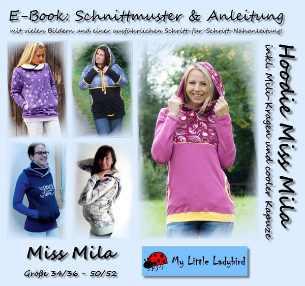 eBook - "Miss Mila" - Hoodie - My little Ladybird - Glückpunkt
