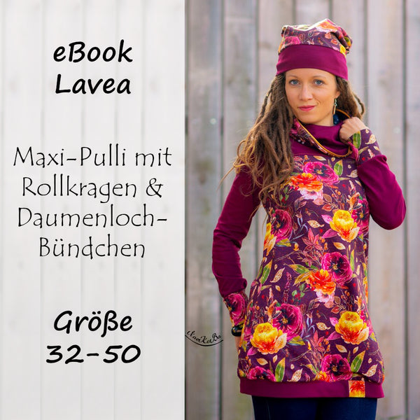 eBook - "Lavea" - Maxi-Pullover - Bunte Nähigkeiten