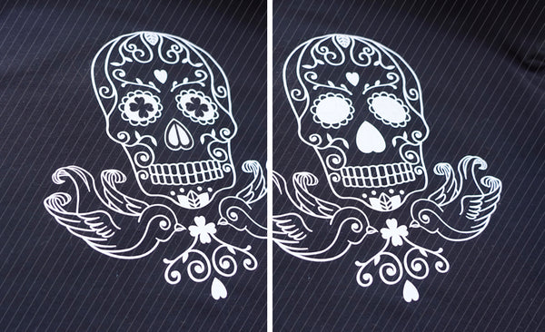 Plotterdatei - "Rockabilly Skull (Totenkopf mit Schwalbe)" - Maker Mauz Sewing