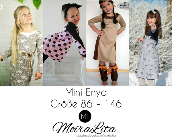 eBook - "Mini Enya" - Kleid -  MoiraLita - Glückpunkt.