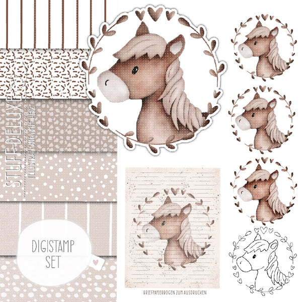 DigiStamp - "Pony Molly" - Stuff-Deluxe