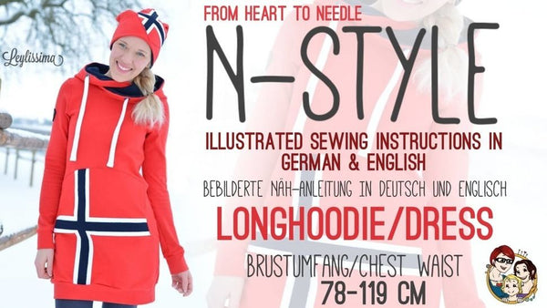 eBook "N-Style" - Pullover/Kleid - inkl. Plotterdatei - From Heart to Needle - Glückpunkt.