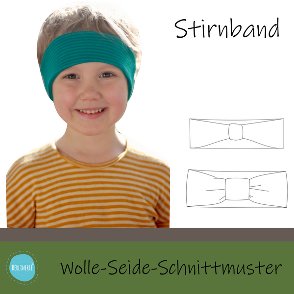 eBook - "Stirnband mit Ohrrundung Wolle & Seide" - Stirnband - Berlinerie