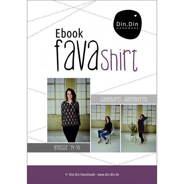 eBook - "Fava" - Shirt - Din Din Handmade