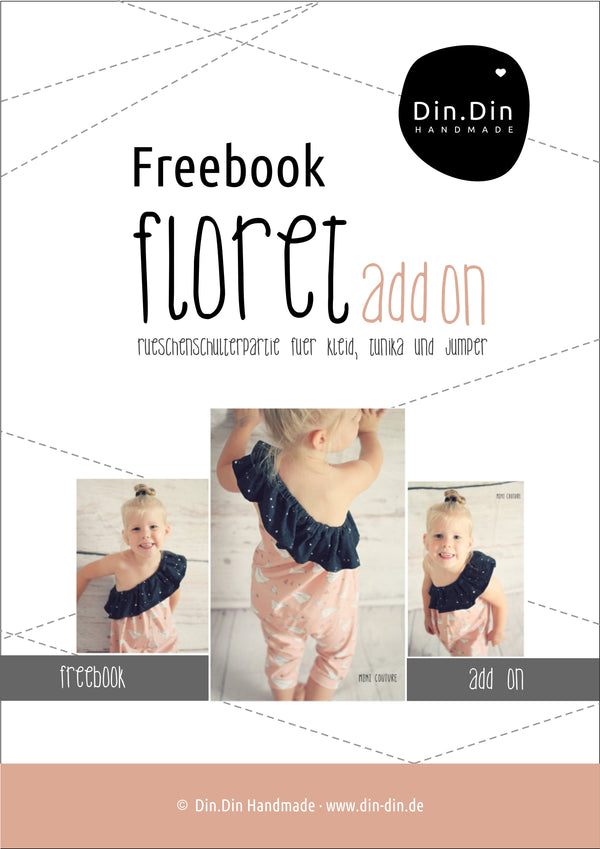FREEBOOK - "Floret - Rüschen" - Add-on für das eBook Floret 2.0 - Din Din Handmade