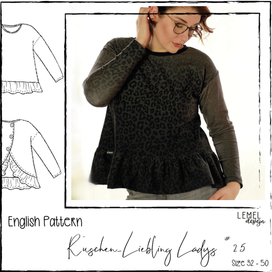 eBook - "Rüschen-Liebling Ladys #25" - English Version - Lemel Design