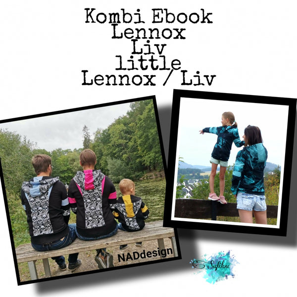 Kombi-eBook - "Lennox / Liv / Little Lennox / Little Liv" - Jacke - Safilou