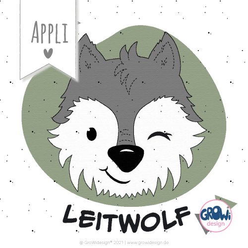 Applikationsvorlage - "Leitwolf Button" - GroWidesign