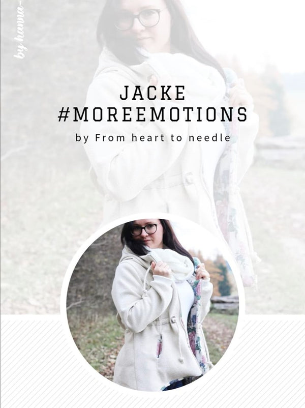 e-Book - "Jacke #moreemotions" - addon für Weste #emotions  - From Heart to Needle