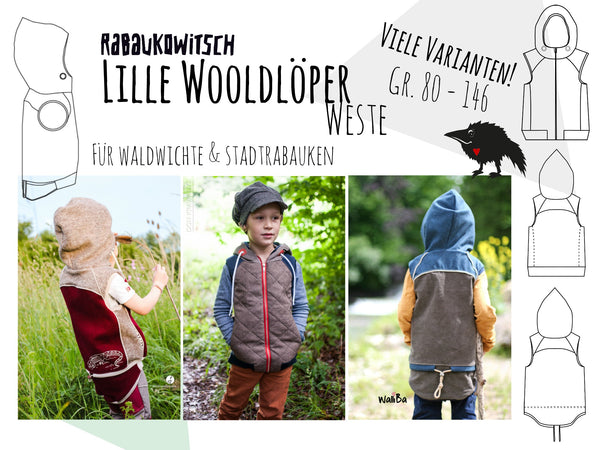 eBook - "Lille Wooldlöper" -  Weste - Rabaukowitsch - Glückpunkt