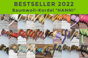 ⭐️ Kennst Du schon? Bestseller 2022 - Baumwoll-Kordel 
