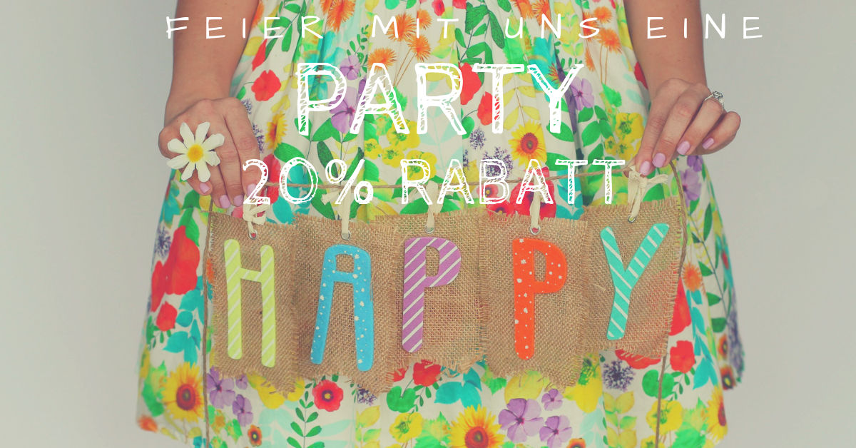 ⭐ Feier mit uns eine Party - 20% AUF ALLES* ⭐