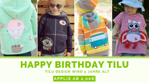 Happy Birthday - TiLu Design - Applikationen, Plotterdateien & Stickdateien - Applis ab 2,00€ - Geburtstagssause - Glückpunkt.