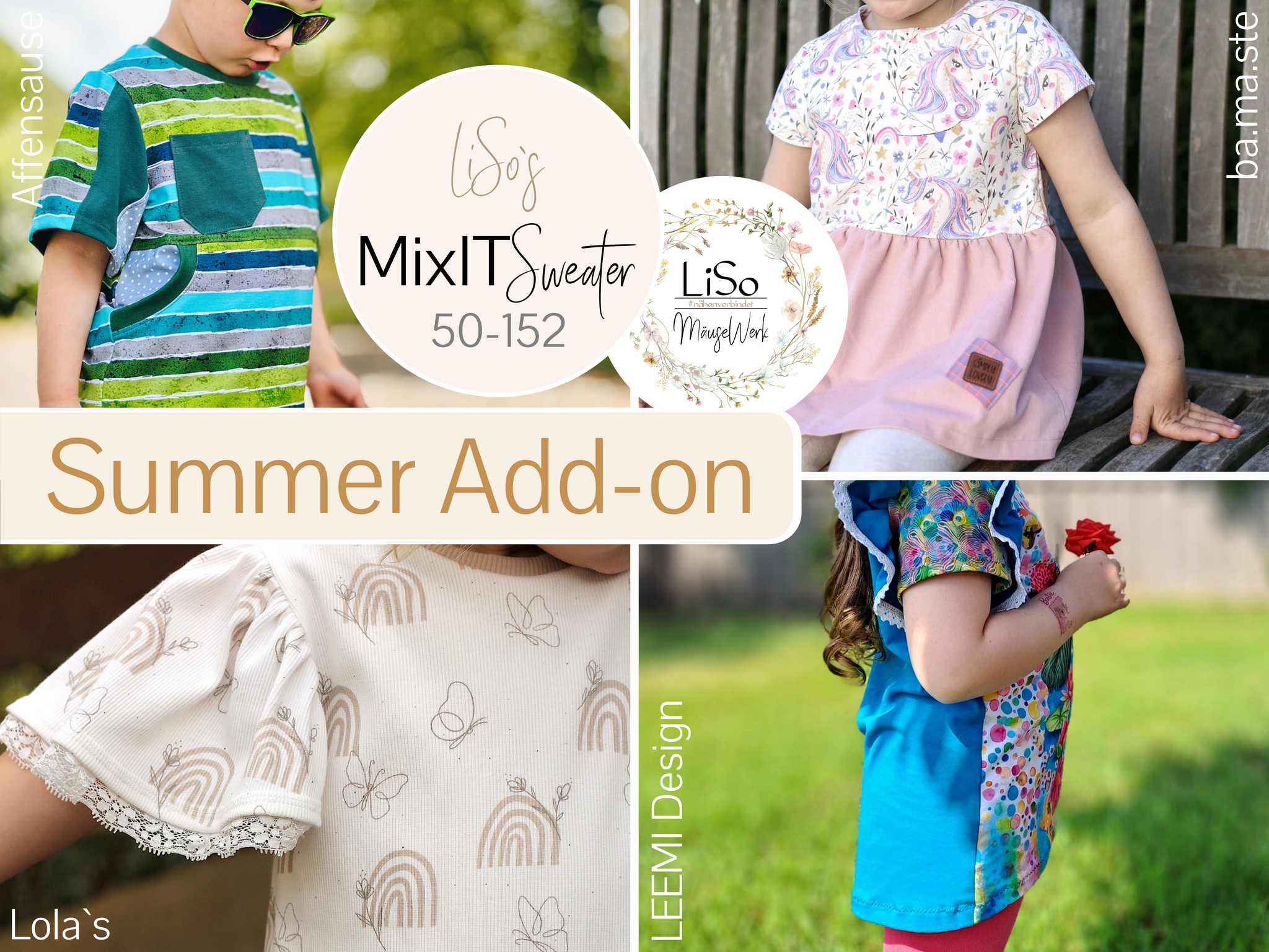 Das Freebook „LiSo`s MixIT Summer Addon“ von LiSo Mäusewerk ist „LiSo's MixIT Sweater