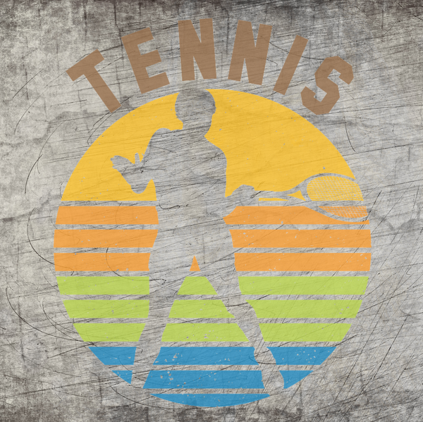 Plotterdatei "Tennis" von B.Style.  Tennis - vorbereitet für mehrfarbiges plotten - plotten - plotten - Plottdatei - Plotter - Plotten - Plott  - Spruch/Sprüche - Sport/Sportart - Team Glückpunkt