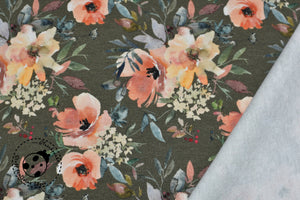 French Terry/Sweat -  "Flower Bouquet" - Blumen
