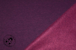 Kuschel-Sweat "Cozy Melange". Wunderschönes unifarbenes Dessin mit Melierung in verschiedenen Farbstellungen. Kuschelige, formstabile Sweat-Qualität, angenehm im Griff. Sweat eignet sich besonders gut für die Herstellung von Kleidungsstücken, wie z.B. Jacken, Kleidern, Röcken, T-Shirts, Mützen etc.- Nähen Damen/Herren/Kinder - Glückpunkt