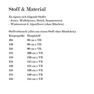 eBook - "lovely hoodie 104-158 inkl. A0- & Beamer" - Pullover - LovelySewDesign