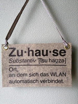 Plotterdatei - "Zuhause" - B.Style