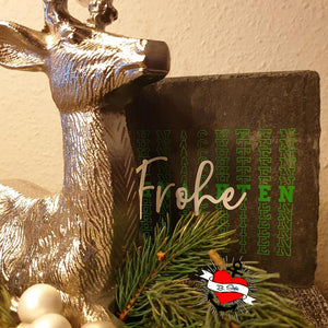 Plotterdatei - "Merry Christmas & Frohe Weihnachten" - B.Style