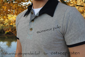 eBook - "Monsieur Polo - das klassische Poloshirt für Herren" - Poloshirt - Ostseepiratin