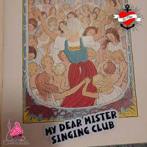 Plotterdatei - "My dear mister singing club" - B.Style