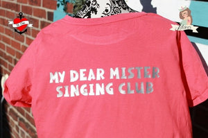 Plotterdatei - "My dear mister singing club" - B.Style