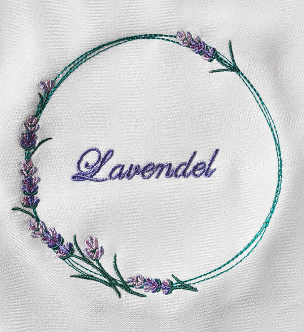 Stickdatei - "Rahmen Lavendel 13x13" -  Stixxie