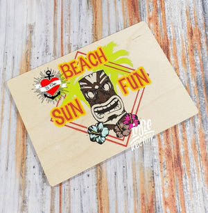 Plotterdatei - "Beach Sun Fun" - B.Style