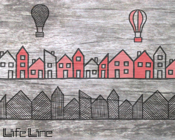 Plotterdatei - "Häuser" - LifeLine Gestaltung