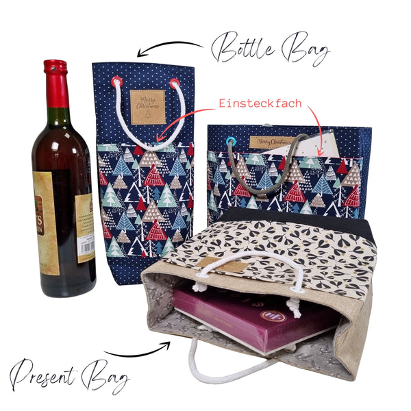 Freebook - "Bottle Bag & Present Bag" - Unikati