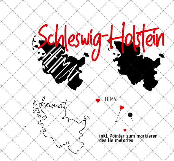Plotterdatei - "Heimat - Schleswig-Holstein" -  Daddy2Design