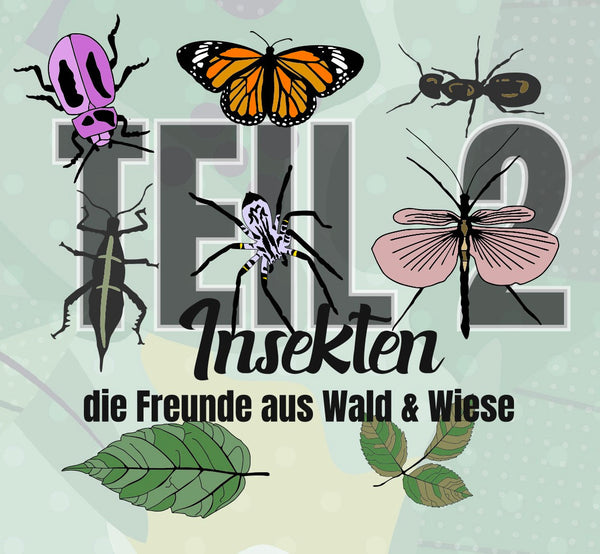 Plotterdatei - "Insekten-Wald&Wiese Teil 2" - Design - Daddy2Design