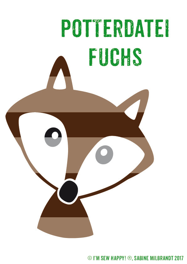 Plotterdatei - "Fuchs" - I'm sew happy