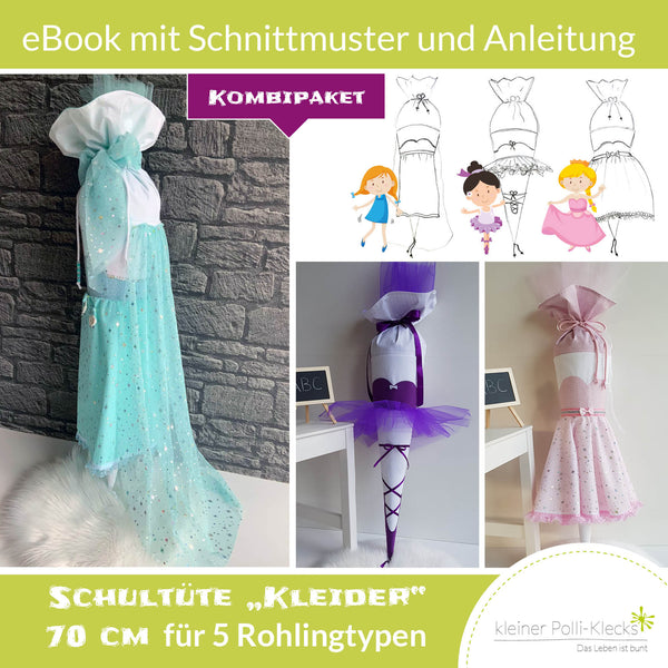 Kombi-eBook - "Kleiderschultüte " - Kleiner Polli-Klecks