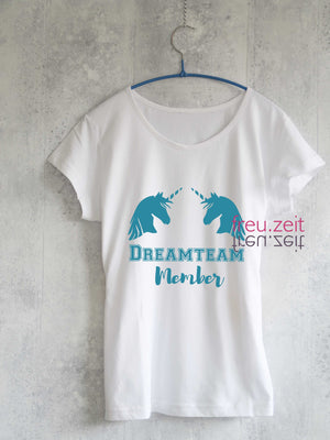 Plotterdatei - "Unicorn love - DreamTeam" - Freu.Zeit