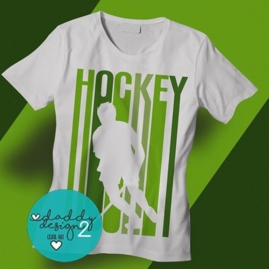 Plotterdatei - "Feldhockey Boy - lines" - Design - Daddy2Design