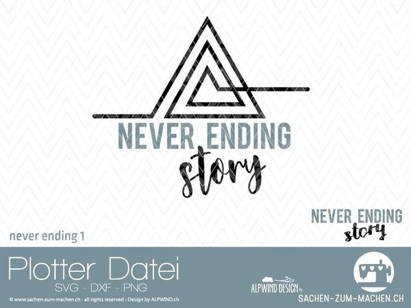Plotterdatei -"never ending No.1" - Alpwind