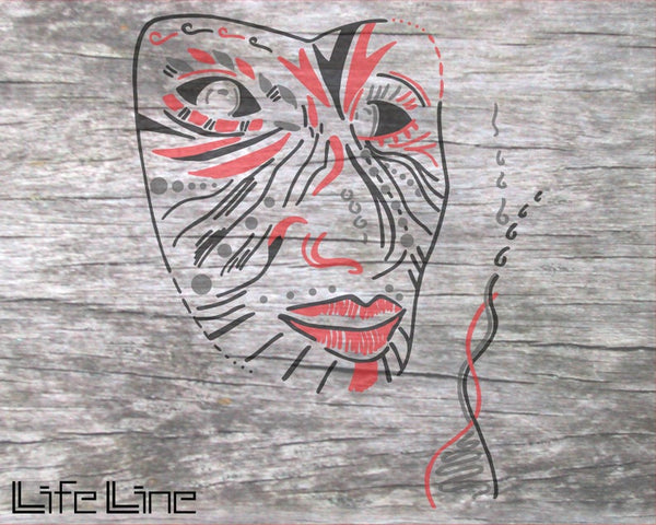 Plotterdatei - "Maske" - LifeLine Gestaltung